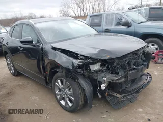2023 Mazda CX-30 S Carbon Edition with VIN 3MVDMBCMXPM553129, listed as a IAAI auction lot 41864876 with 18,317 mi miles and . Bid and sale history available at DreamBid. Image 1.