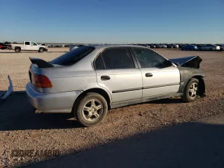 1998 Honda Civic LX with VIN 1HGEJ6577WL049846, listed as a Copart auction lot 72406804 with 199,514 mi miles and Salvage Title. Bid and sale history available at carsss.com. Image 3.