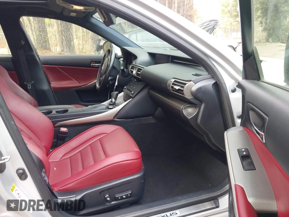 2016 Lexus IS 350 with VIN JTHBE1D21G5027375, listed as a IAAI auction lot 41938281 with 86,708 mi miles and . Bid and sale history available at DreamBid. Image 5.