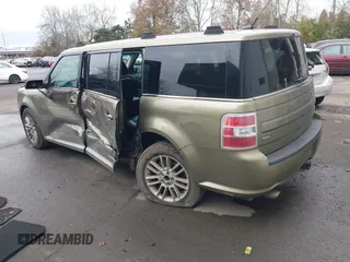 2013 Ford Flex SEL with VIN 2FMHK6C87DBD15704, listed as a IAAI auction lot 41581765 with 152,041 mi miles. Bid and sale history available at carsss.com. Image 3.