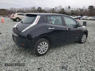 2015 Nissan LEAF SL with VIN 1N4AZ0CP9FC322927, listed as a Copart auction lot 88519705 with 58,552 mi miles and Salvage Title. Bid and sale history available at DreamBid. Image 3.