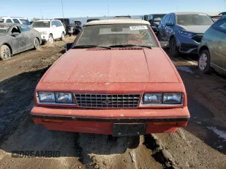 1985 Chevrolet Cavalier with VIN 1G1JE67W1F7185395, listed as a Copart auction lot 80670104 with 5,776 mi miles and Clean Title. Bid and sale history available at DreamBid. Image 5.