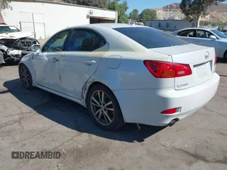 2008 Lexus IS 250 with VIN JTHBK262085079206, listed as a IAAI auction lot 42617081 with 239,849 mi miles and . Bid and sale history available at DreamBid. Image 3.