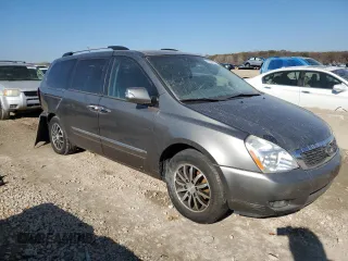 2011 Kia Sedona EX with VIN KNDMH4C72B6386804, listed as a Copart auction lot 79738714 with 0 mi miles and Salvage Title. Bid and sale history available at carsss.com. Image 4.