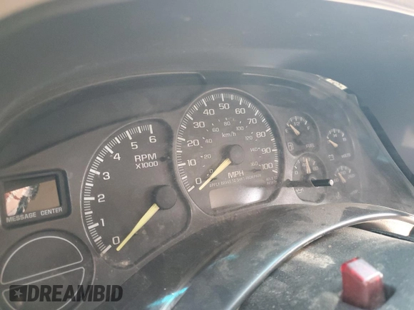 2001 Chevrolet Silverado 1500 LS with VIN 1GCEK19T41Z272423, listed as a Copart auction lot 53672165 with Not Provided miles and Salvage Title. Bid and sale history available at DreamBid. Image 9.
