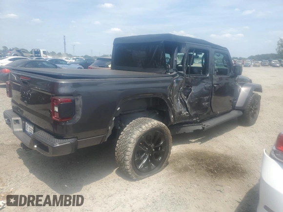 2021 Jeep Gladiator High Altitude z VIN 1C6HJTFG7ML579232, wystawiony jako Copart lot #54402575 z przebiegiem 54 125 mil mil oraz Nie do naprawy • Non repairable. Historia ofert i sprzedaży dostępna na DreamBid. Obrazek 3.