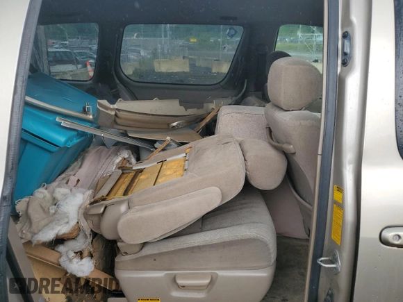 2003 Toyota Sienna LE with VIN 4T3ZF13C33U540296, listed as a Copart auction lot 62643745 with 143,727 mi miles and Salvage title. Bid and sale history available at DreamBid. Image 12.