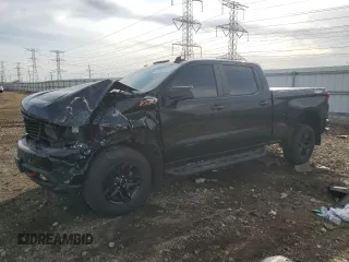 2020 Chevrolet Silverado 1500 LT Trail Boss with VIN 3GCPYFED4LG372995, listed as a Copart auction lot 49457265 with 53,597 mi miles and Salvage Title. Bid and sale history available at DreamBid. Image 1.