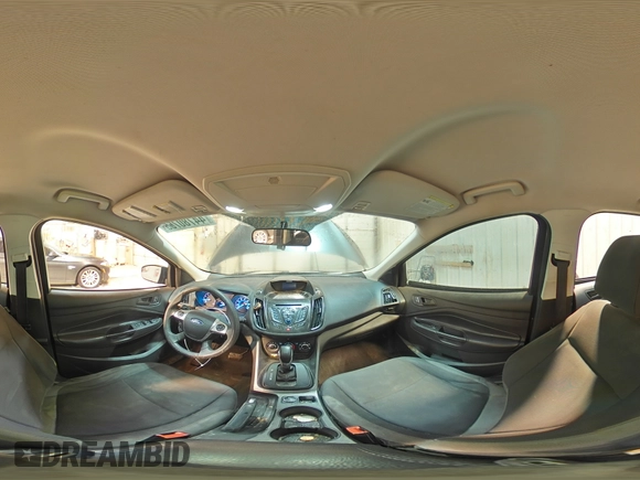 2015 Ford Escape S with VIN 1FMCU0F76FUA31255, listed as a Copart auction lot 44780755 with 0 mi miles and Salvage Title. Bid and sale history available at carsss.com. Image 14.