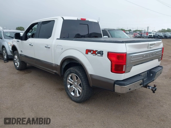 2018 Ford F-150 XL with VIN 1FTFW1E12JFD95796, listed as a IAAI auction lot 41043683 with 59,324 mi miles and . Bid and sale history available at DreamBid. Image 3.