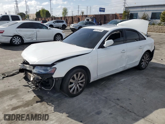 2012 Audi A4 Premium с VIN WAUAFAFL5CA117773, выставлен на аукционе Copart как лот 51707995 с пробегом Не указан миль и Списание • Salvage title. История ставок и продаж доступна на DreamBid. Изображение 1.