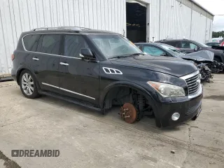 2013 Infiniti QX56 with VIN JN8AZ2NE9D9042456, listed as a Copart auction lot 67699894 with 0 mi miles and Clean Title. Bid and sale history available at carsss.com. Image 4.