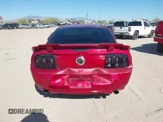 2006 Ford Mustang GT Deluxe with VIN 1ZVHT82H765174507, listed as a IAAI auction lot 42100280 with 107,393 mi miles. Bid and sale history available at carsss.com. Image 16.