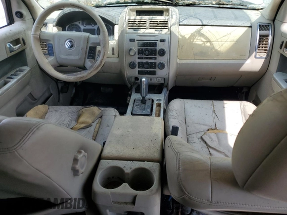 2009 Mercury Mariner Premier с VIN 4M2CU87709KJ14823, выставлен на аукционе Copart как лот 60121965 с пробегом Не указан миль и Списание • Salvage title. История ставок и продаж доступна на DreamBid. Изображение 8.