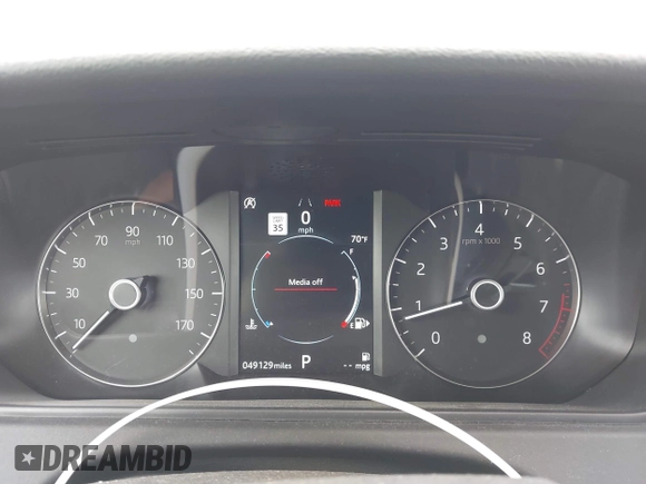 2020 Land Rover Range Rover Velar S with VIN SALYB2FV0LA243665, listed as a IAAI auction lot 42435290 with 49,129 mi miles and . Bid and sale history available at DreamBid. Image 7.