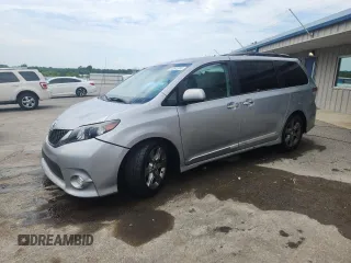 2014 Toyota Sienna SE with VIN 5TDXK3DC7ES502457, listed as a Copart auction lot 63802055 with Not provided miles and Salvage title. Bid and sale history available at DreamBid. Image 1.