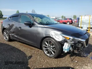 2018 Mazda 3 Grand Touring z VIN 3MZBN1W36JM225021, wystawiony jako Copart lot #61100855 z przebiegiem 155 817 mil mil oraz Czysty tytuł • Clean title. Historia ofert i sprzedaży dostępna na DreamBid. Obrazek 4.