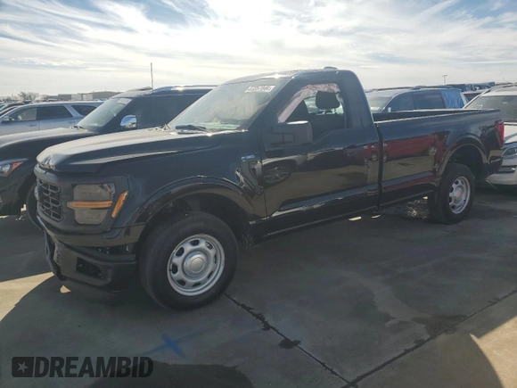 2024 Ford F-150 XL z VIN 1FTMF1KPXRKF31871, wystawiony jako Copart lot #87257844 z przebiegiem 38 mil mil oraz Szkoda całkowita • Salvage title. Historia ofert i sprzedaży dostępna na DreamBid. Obrazek 1.