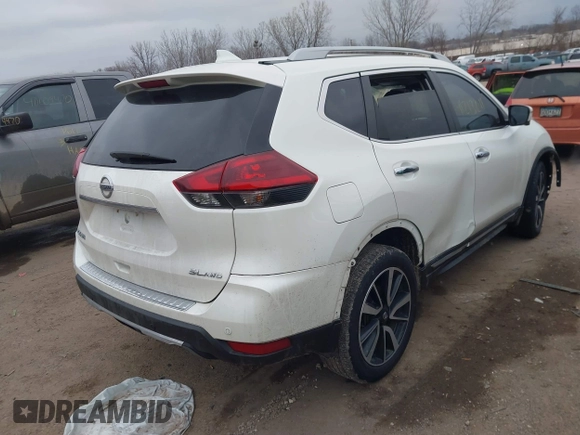 2020 Nissan Rogue SL with VIN 5N1AT2MV4LC751047, listed as a IAAI auction lot 41213211 with 71,268 mi miles and . Bid and sale history available at DreamBid. Image 4.