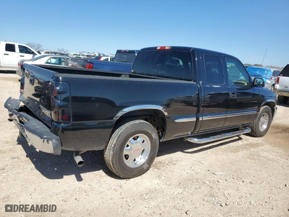 2002 GMC Sierra 1500 SLE with VIN 2GTEC19V221171583, listed as a Copart auction lot 46748355 with 197,932 mi miles and Salvage Title. Bid and sale history available at carsss.com. Image 3.