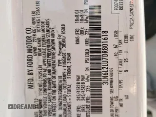 2013 Lincoln MKZ Hybrid с VIN 3LN6L2LU7DR801618, выставлен на аукционе Copart как лот 60061685 с пробегом 142 610 миль миль и Списание • Salvage title. История ставок и продаж доступна на DreamBid. Изображение 12.