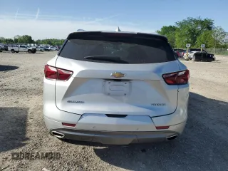 2020 Chevrolet Blazer Premier with VIN 3GNKBFRS0LS716394, listed as a Copart auction lot 57030775 with 54,665 mi miles and Salvage title. Bid and sale history available at DreamBid. Image 6.