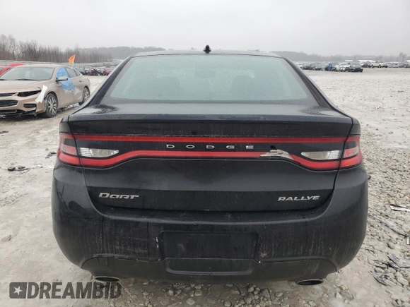 2013 Dodge Dart Rallye with VIN 1C3CDFBA6DD284571, listed as a Copart auction lot 86537704 with 180,078 mi miles and Clean Title. Bid and sale history available at carsss.com. Image 6.