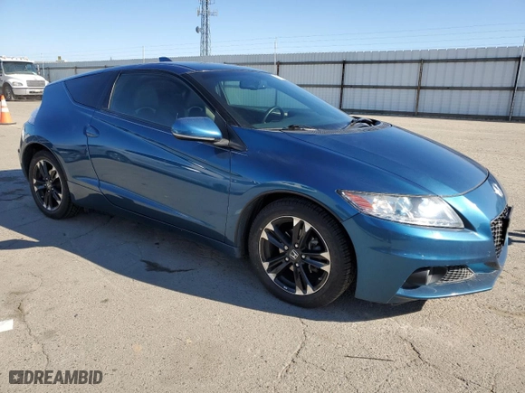 2015 Honda CR-Z EX with VIN JHMZF1D69FS001170, listed as a Copart auction lot 88910545 with 89,340 mi miles and Salvage Title. Bid and sale history available at carsss.com. Image 4.