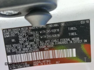 2018 Toyota Highlander LE z VIN 5TDZARFH0JS036985, wystawiony jako Copart lot #54472975 z przebiegiem 128 131 mil mil oraz Szkoda całkowita • Salvage title. Historia ofert i sprzedaży dostępna na DreamBid. Obrazek 13.