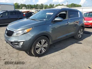 2014 Kia Sportage EX with VIN KNDPCCAC0E7574922, listed as a Copart auction lot 63299315 with 150,905 mi miles and Salvage title. Bid and sale history available at DreamBid. Image 1.