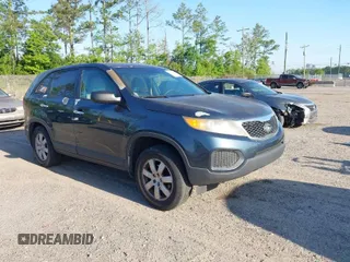 2011 Kia Sorento LX with VIN 5XYKT3A1XBG011576, listed as a IAAI auction lot 42062990 with 227,954 mi miles. Bid and sale history available at carsss.com. Image 1.