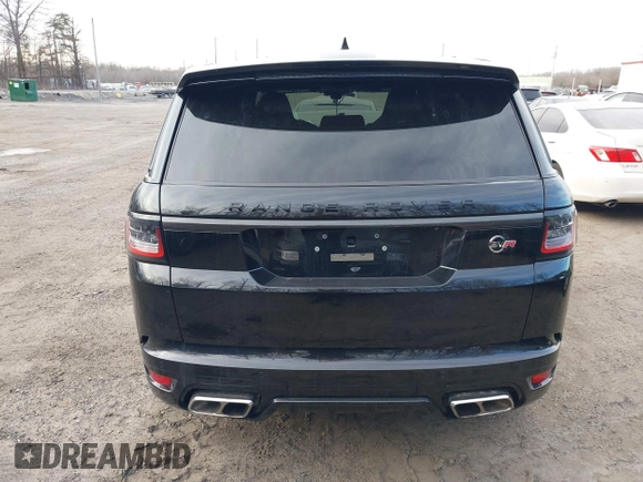 2021 Land Rover Range Rover Sport SVR with VIN SALWZ2RE2MA762507, listed as a IAAI auction lot 41597473 with 67,851 mi miles and . Bid and sale history available at DreamBid. Image 16.
