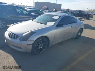 2003 Infiniti G35 Coupe w/Leather with VIN JNKCV54E13M216761, listed as a IAAI auction lot 41313892 with NaN miles. Bid and sale history available at carsss.com. Image 2.