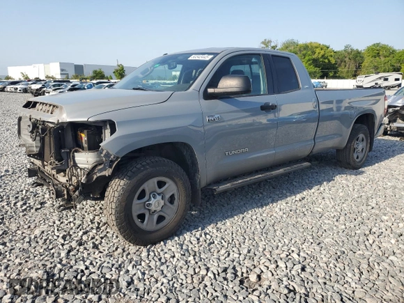 2018 Toyota Tundra 4WD Truck SR with VIN 5TFCW5F15JX023484, listed as a Copart auction lot 50343445 with 207,427 mi miles and Salvage Title. Bid and sale history available at carsss.com. Image 1.