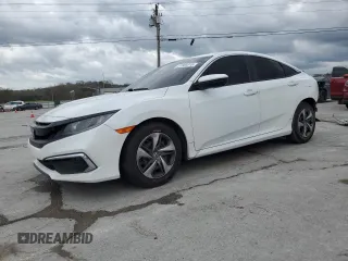 2019 Honda Civic LX with VIN 19XFC2F60KE012507, listed as a Copart auction lot 51566015 with 122,071 mi miles and Salvage Title. Bid and sale history available at DreamBid. Image 1.
