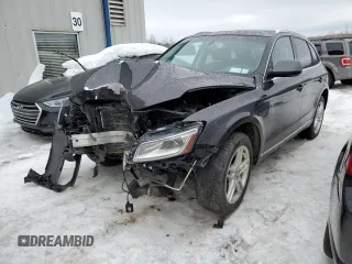 2014 Audi Q5 Premium Plus z VIN WA1CMAFP2EA082594, wystawiony jako Copart lot #47195125 z przebiegiem Nie podano mil oraz Szkoda całkowita • Salvage title. Historia ofert i sprzedaży dostępna na DreamBid. Obrazek 1.