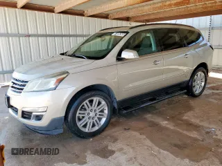 2015 Chevrolet Traverse LT with VIN 1GNKRGKD8FJ363180, listed as a Copart auction lot 61006385 with 117,275 mi miles and Clean title. Bid and sale history available at DreamBid. Image 1.