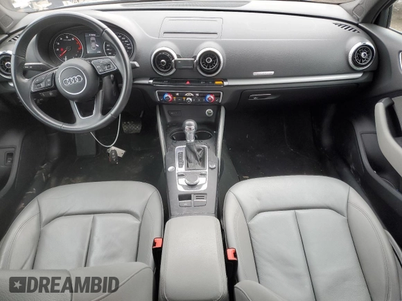 2018 Audi A3 Sedan Premium with VIN WAUB8GFF2J1049926, listed as a Copart auction lot 78566473 with 43,607 mi miles. Bid and sale history available at carsss.com. Image 8.