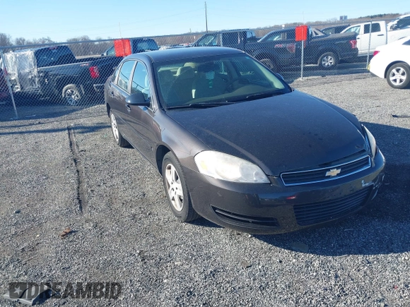 2008 Chevrolet Impala LS with VIN 2G1WB58N581350282, listed as a IAAI auction lot 41822190 with 186,547 mi miles and . Bid and sale history available at DreamBid. Image 1.
