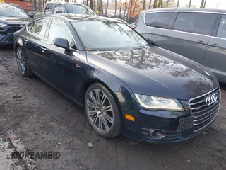 2013 Audi A7 Premium Plus with VIN WAUYGAFCXDN009221, listed as a IAAI auction lot 41607431 with 188,319 mi miles and . Bid and sale history available at DreamBid. Image 1.