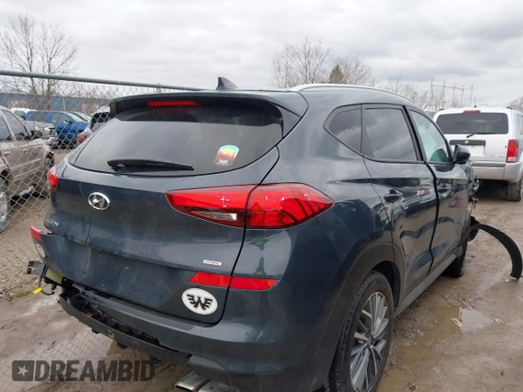 2019 Hyundai Tucson Ultimate with VIN KM8J3CAL7KU076246, listed as a IAAI auction lot 41836361 with 26,097 mi miles. Bid and sale history available at carsss.com. Image 4.