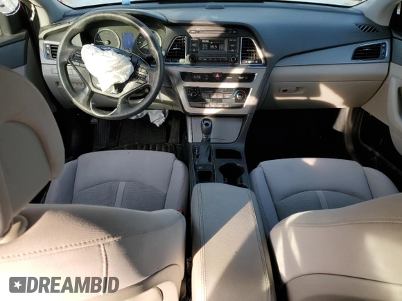 2017 Hyundai Sonata 2.4L with VIN 5NPE24AF7HH512380, listed as a Copart auction lot 84709714 with 161,747 mi miles and Salvage Title. Bid and sale history available at carsss.com. Image 8.
