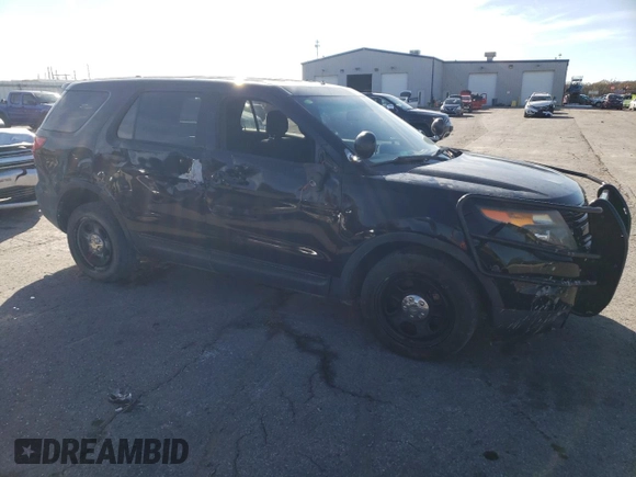 2015 Ford Utility Police Interceptor with VIN 1FM5K8AR9FGB98634, listed as a Copart auction lot 78644654 with 68,563 mi miles and Salvage Title. Bid and sale history available at carsss.com. Image 4.