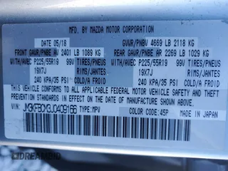 2018 Mazda CX-5 Touring with VIN JM3KFBCM3J0409166, listed as a Copart auction lot 50629695 with Not Provided miles and Clean Title. Bid and sale history available at carsss.com. Image 13.