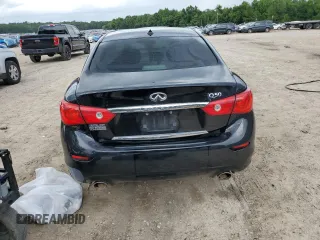 2014 Infiniti Q50 Premium with VIN JN1BV7AP6EM680844, listed as a Copart auction lot 60309715 with 182,173 mi miles and Salvage title. Bid and sale history available at DreamBid. Image 6.