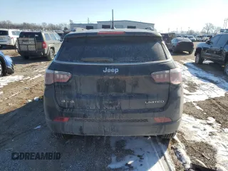 2020 Jeep Compass Limited with VIN 3C4NJDCB4LT221275, listed as a Copart auction lot 46360405 with 110,443 mi miles and Salvage Title. Bid and sale history available at carsss.com. Image 6.