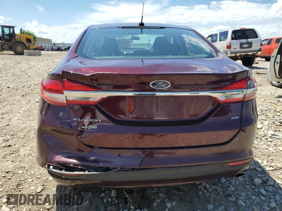 2017 Ford Fusion SE with VIN 3FA6P0H74HR250821, listed as a Copart auction lot 62937965 with 101,919 mi miles and Clean title. Bid and sale history available at DreamBid. Image 6.