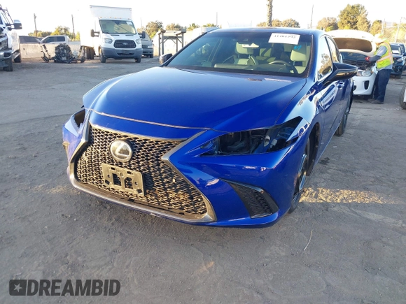 2021 Lexus ES 350 F Sport with VIN 58AHZ1B17MU096457, listed as a IAAI auction lot 41401292 with 38,265 mi miles and . Bid and sale history available at DreamBid. Image 18.