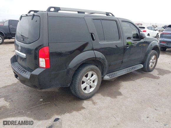 2012 Nissan Pathfinder SV with VIN 5N1AR1NN2CC633134, listed as a IAAI auction lot 41486286 with 156,634 mi miles. Bid and sale history available at carsss.com. Image 4.