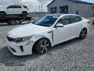 2016 Kia Optima SX Turbo with VIN 5XXGW4L27GG013788, listed as a Copart auction lot 52299345 with 113,180 mi miles and Salvage Title. Bid and sale history available at carsss.com. Image 1.